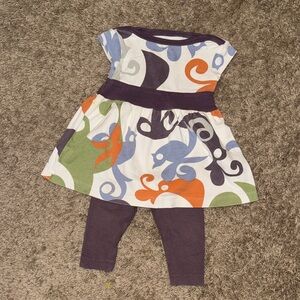 Tea Collection Dress and Leggings Set